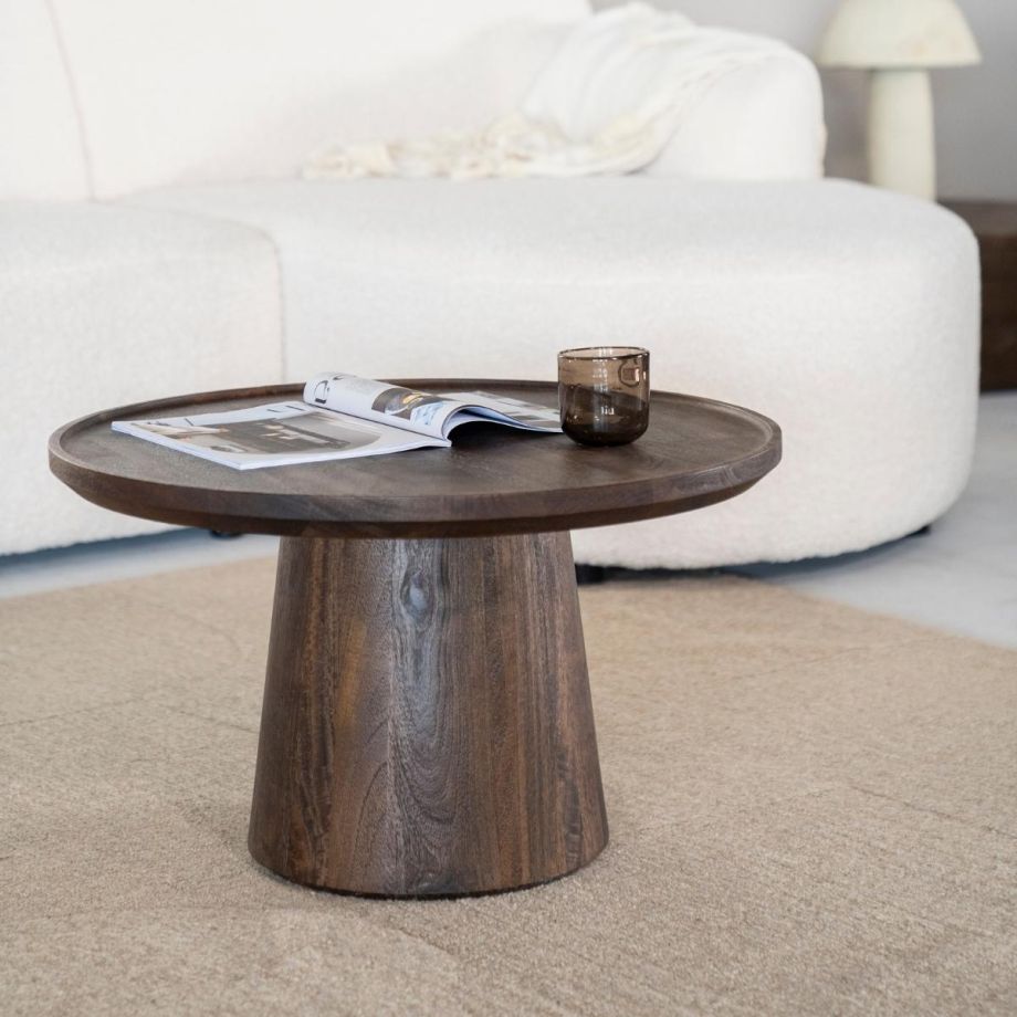 Eleonora Ronde salontafel Ron - Ø66x39 cm