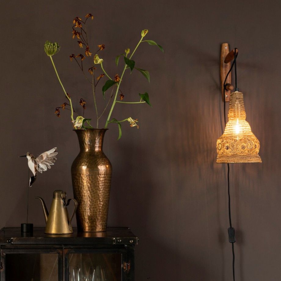 Puur Alta wandlamp 17Øx28 cm