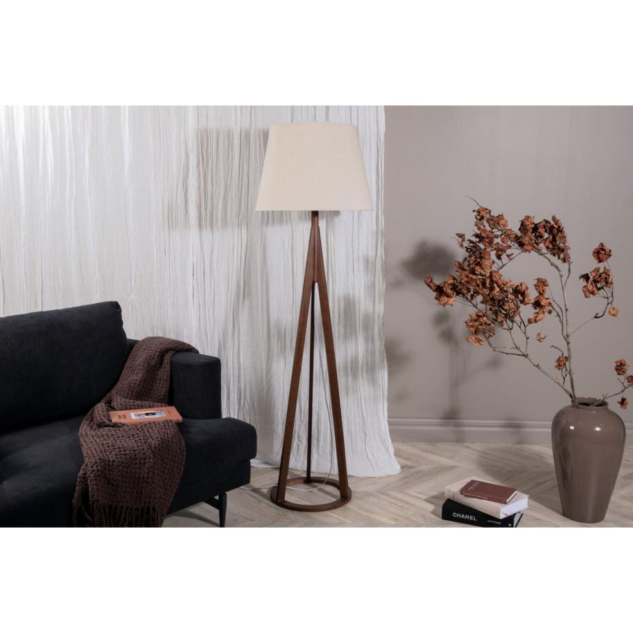 Svea Nala vloerlamp - 160 cm - linnen