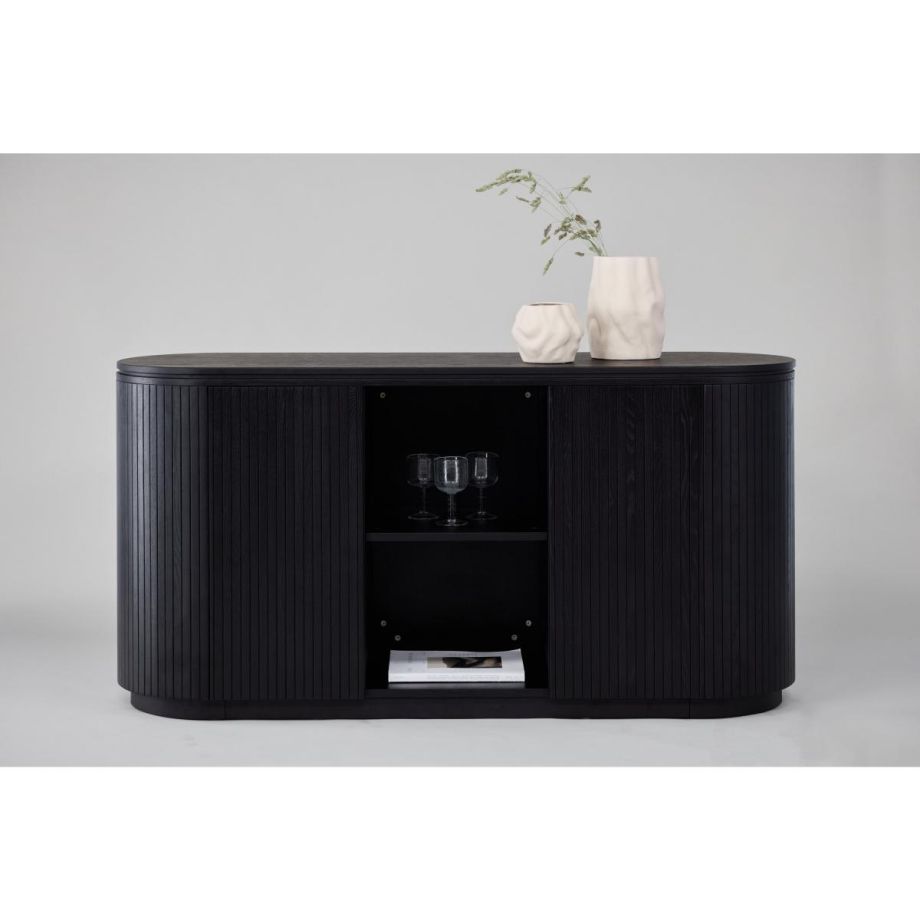 Svea Siro dressoir - 160 cm - zwart