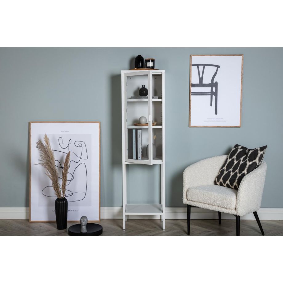 Svea Zivo vitrinekast - 40 x 150 cm - wit