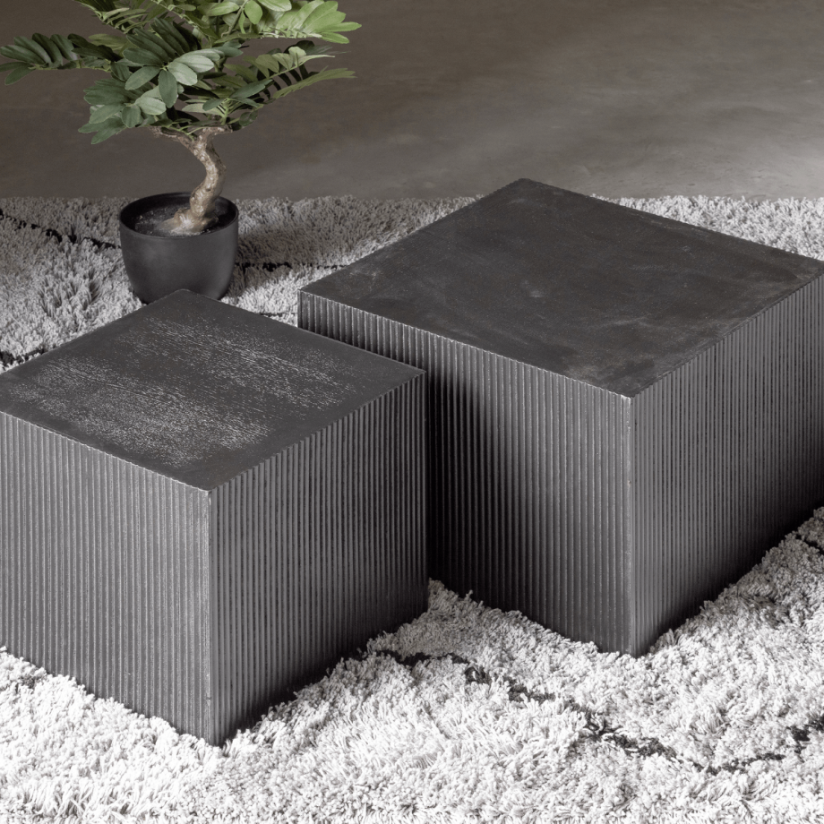 Woood Bijzettafel Sanne - Set van Twee