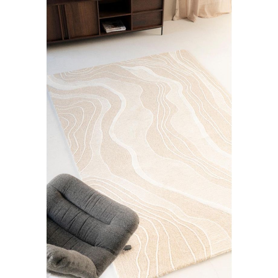 By-Boo Vloerkleed Soil 190x290 cm - beige