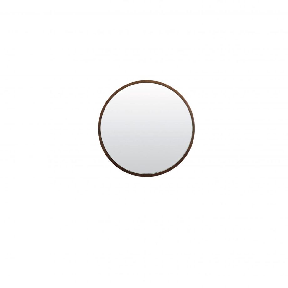 Light & Living Mamali spiegel Ø41 cm - mangohout bruin