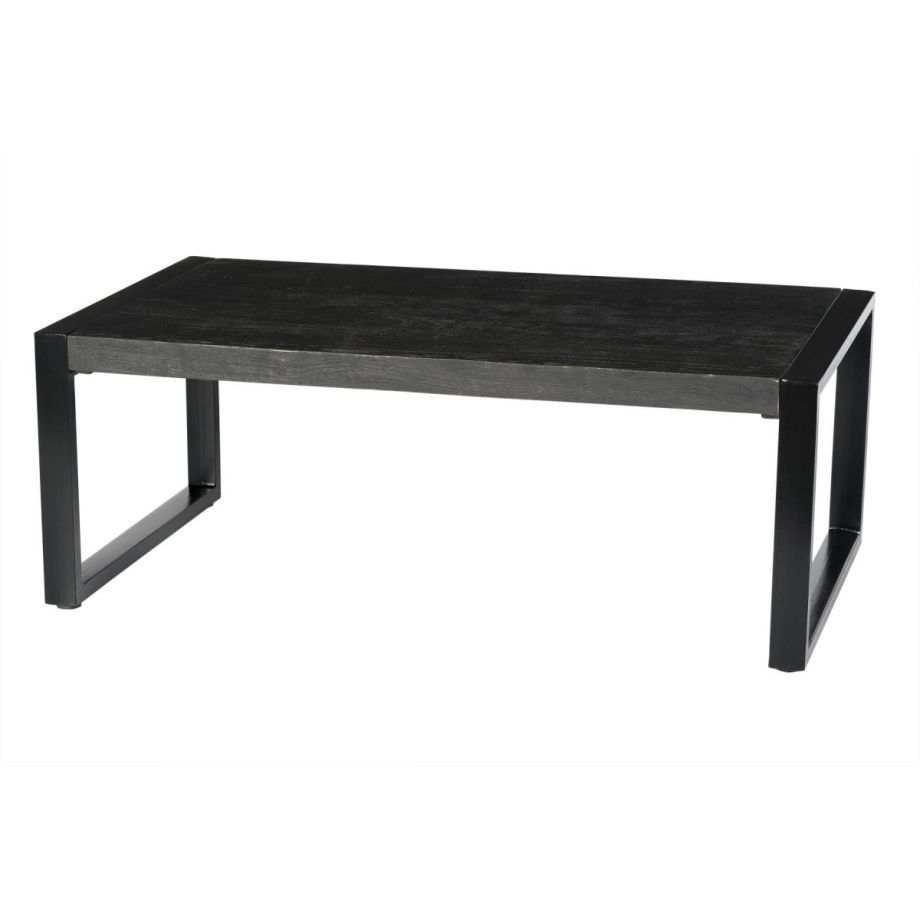 Livingfurn Norris salontafel 110x60 cm - zwart