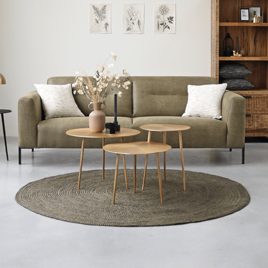 Label51 Jute Vloerkleed Rond 120 cm