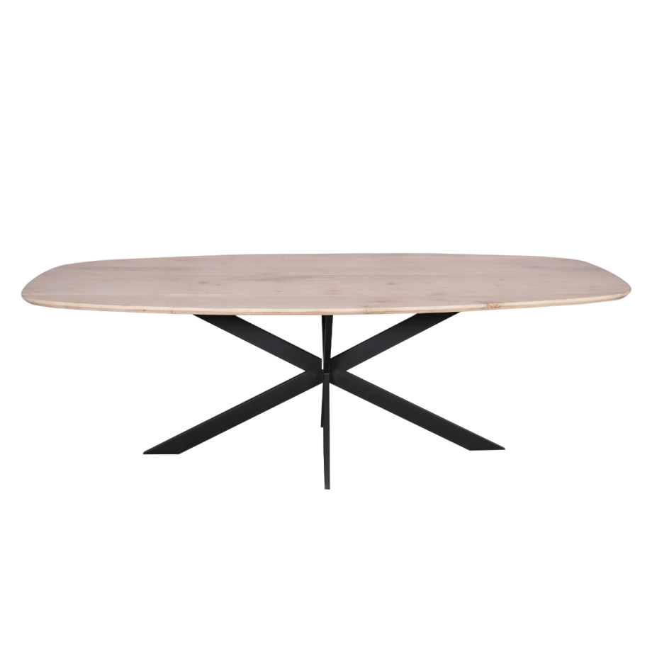Starfurn Eiken eettafel Ferris Deens ovaal 240 cm