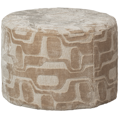 Woood Yago poef viscose - naturel