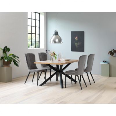 Nordic Home Olan eiken eettafel - 90x160 cm