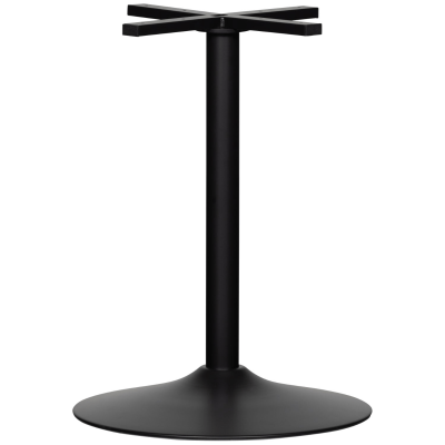 Woood Bistro ronde buisvoet metaal 72xø54 cm - zwart