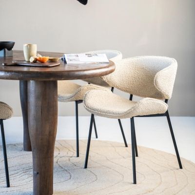 Eleonora Eetkamerstoel Tess - boucle