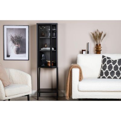 Svea Zivo vitrinekast - 40 x 150 cm - zwart