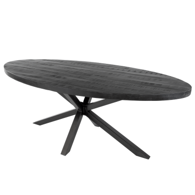 Kick Dax eettafel industrieel ovaal 180 cm