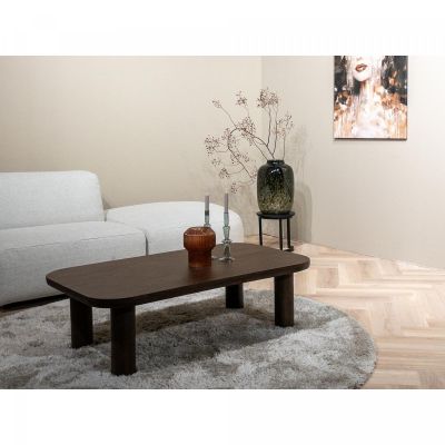 Livingfurn Badou salontafel 120 cm - bruin
