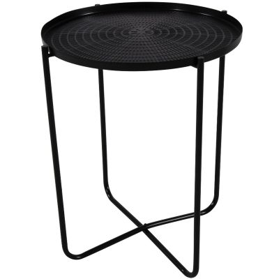 Bijzettafel Sumba Zwart 50 cm