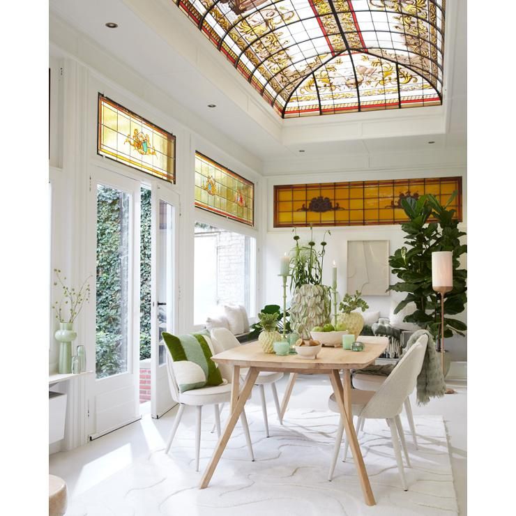 Light & Living Quenza eettafel 220x100x76 cm - mangohout naturel