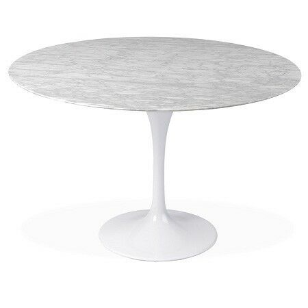 Tulp tafel onderstel voor rond blad | wit mat