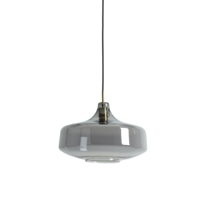 Light & Living Solna hanglamp Ø39,5x27 cm - brons/smoke glas