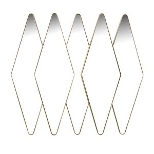 Dutchbone Kyoko spiegel - goud