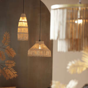 Light & Living Latika hanglamp Ø45x30 cm naturel