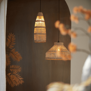 Light & Living Latika hanglamp Ø20x52 cm naturel
