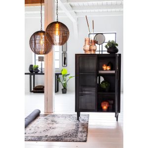 Light & Living Amarah hanglamp Ø50x54 cm - mat zwart