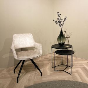 Livingfurn Capp eetkamerstoel - velvet