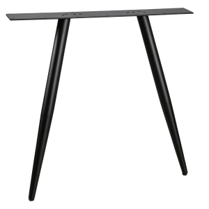 Woood Tablo 2-standen poot conisch metaal zwart (1 stuks)
