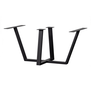 Woood Tablo Drenthe onderstel metaal zwart