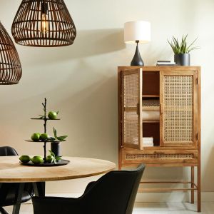 Light & Living Nipas wandkast 90x45x160 cm - hout bruin