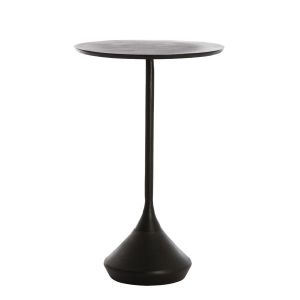 Light & Living Dimphy ronde bijzettafel Ø35x56 cm - lood antiek