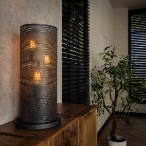 Fraaai Marvin tafellamp 3L koker mesh