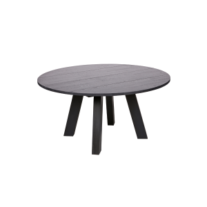 Woood Rhonda eettafel XL ø150 cm eiken blacknight