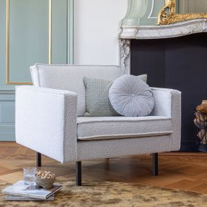 Woood Rodeo fauteuil bouclé naturel