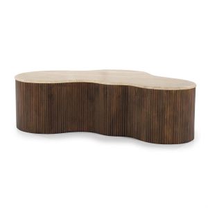 Eleonora Salontafel Mari - 129x84x36 cm - bruin