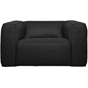 Fauteuil Bean Incl. Kussen Donkergrijs Gemêleerd