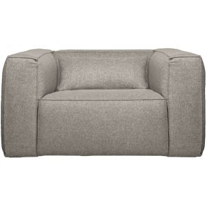 Fauteuil Bean Incl. Kussen Lichtgrijs Gemêleerd