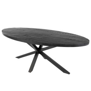 Kick Dax eettafel industrieel ovaal 180 cm