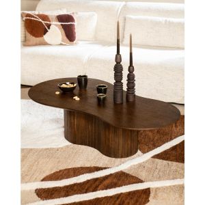 Eleonora Organische salontafel Jordy - mangohout - 130x70 cm