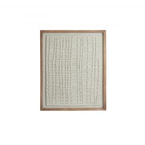 Light & Living Haiku wandornament 74x2x90 cm - papier-maché crème