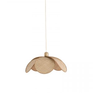 Light & Living Lavrio hanglamp Ø48x29 cm - webbing naturel/hout