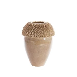 Light & Living Sangku vaas deco 33x32x47,5 cm - keramiek taupe