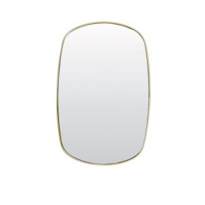 Light & Living Bralo spiegel 36x1,5x55 cm - helder glas+goud