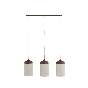 Light & Living Dania hanglamp 3L 90x22x32 cm