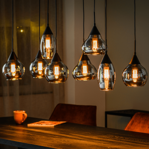 Jaxine hanglamp smoke glas 8L van het woonmerk Vurna