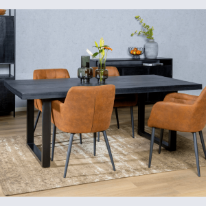 Livingfurn Kala eettafel u-poot rechthoek