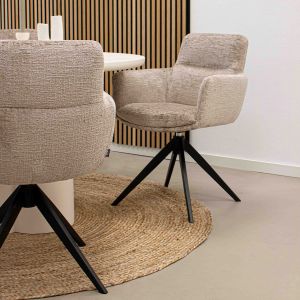 Kick Niek draaistoel - beige