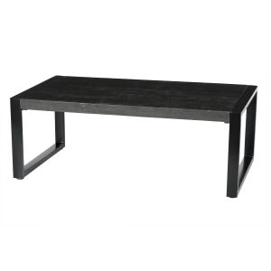 Livingfurn Norris salontafel 110x60 cm - zwart