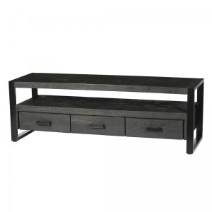 Livingfurn Norris tv-meubel 150 cm - zwart