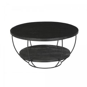 Livingfurn Evan Norris salontafel 86 cm - zwart